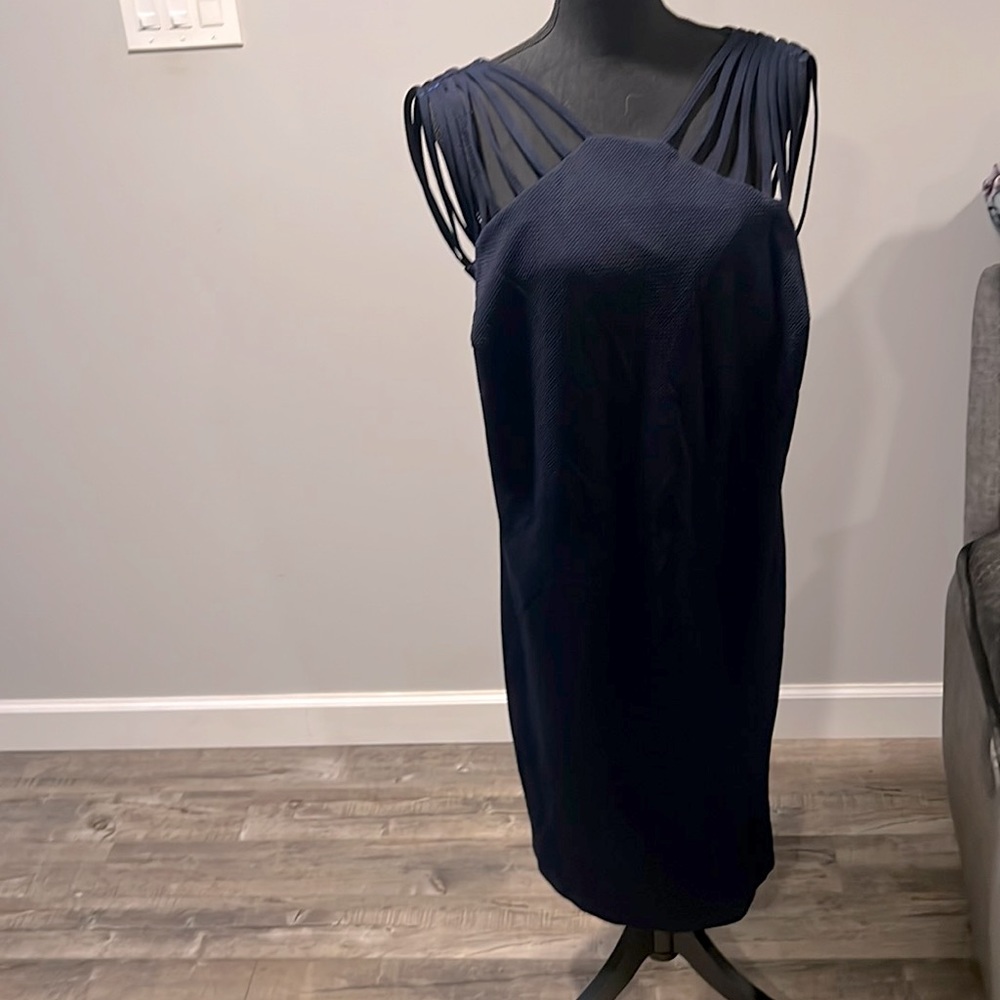 Navy Dress sz 2x NWOT